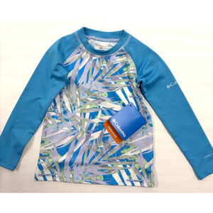 Columbia Omni-Shade Blue Sun Protection Swim Shirt Toddler Boys 3T NEW